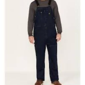 Hawx Work Gear Denim Bib Overalls Men’s L Regular NWT